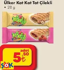 ÜLKER KAT KAT TAT ÇİLEKLİ 28 G